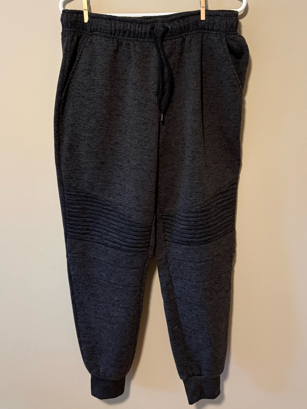 LE63ND Men's Charcoal Gray Jogger Sweatpants